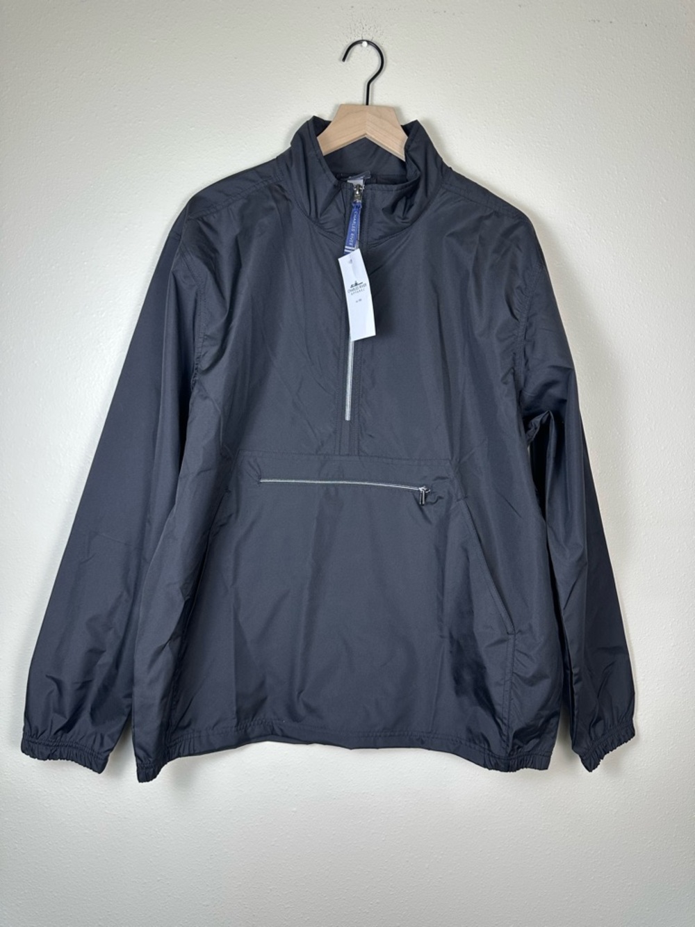 NWT‎ CHARLES RIVER Apparel Men L Riverbank Pullover Wind Resistant Rain Jacket